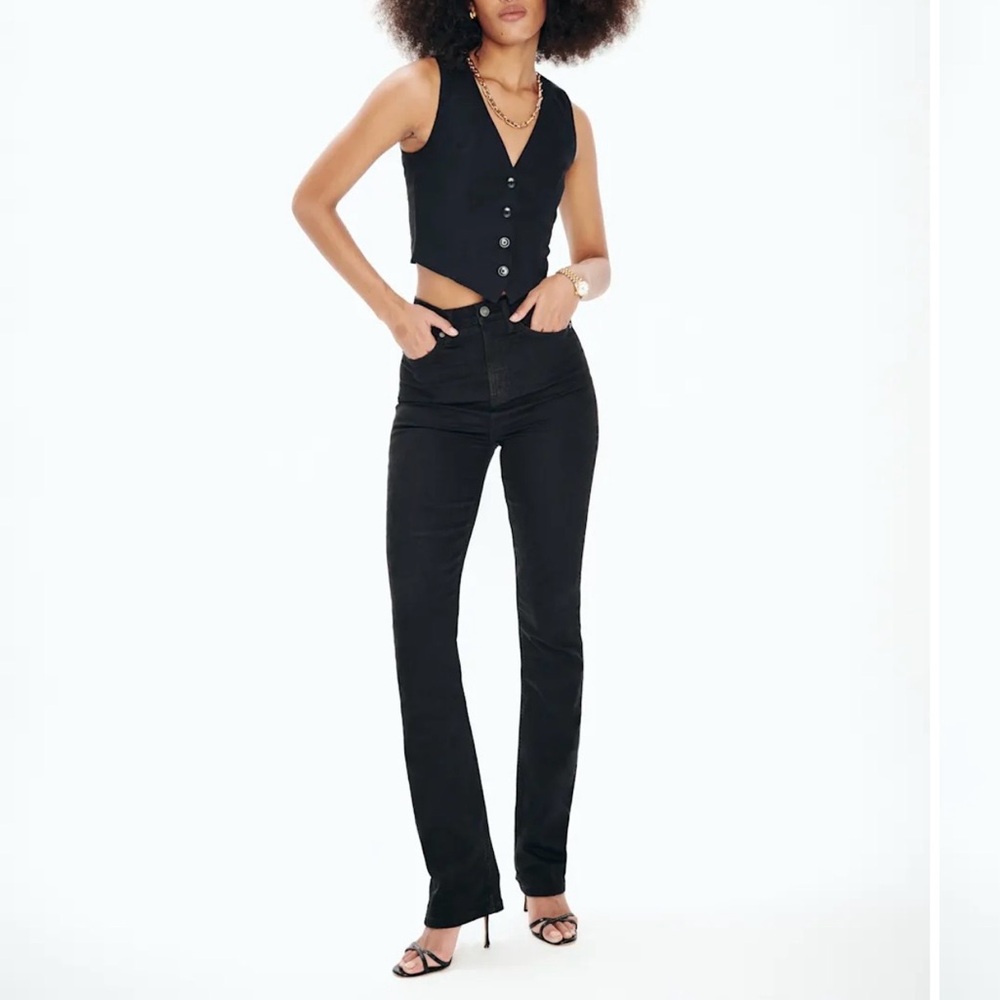 Reformation Black Straight Leg Women's Jeans